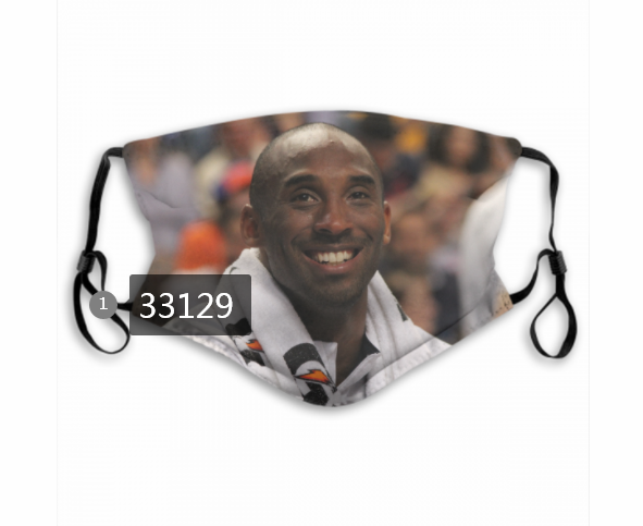 2021 NBA Los Angeles Lakers #24 kobe bryant 33129 Dust mask with filter->nba dust mask->Sports Accessory